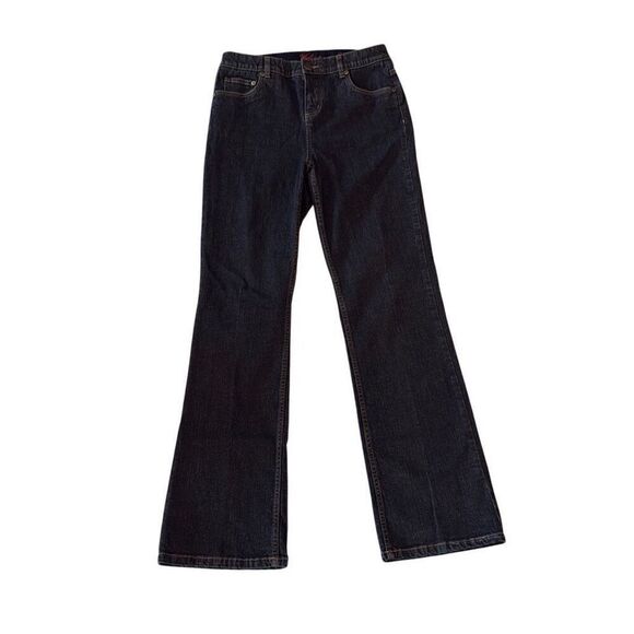 Woolrich Womens High Rise Zip Fly Straight Leg Denim Jeans Washed Black Size 4 - Picture 1 of 6